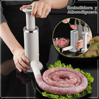 Albony® Maquina de embutidos||Prepara albóndigas, chorizo, salchichas y más