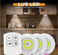 Set de 3 Luces Led EcoLight™ inalámbricas