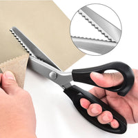 ZigZart™ Tijeras de corte y confección de telas con borde