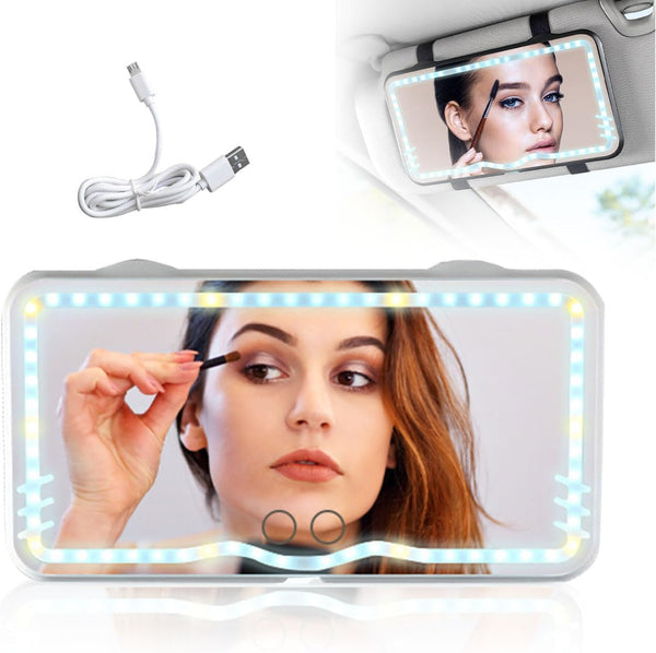 Vanity® Espejo Tocador con Luces LED para Carro