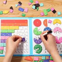 Fraction Game™ Rompecabezas magnético educativo de fracciones