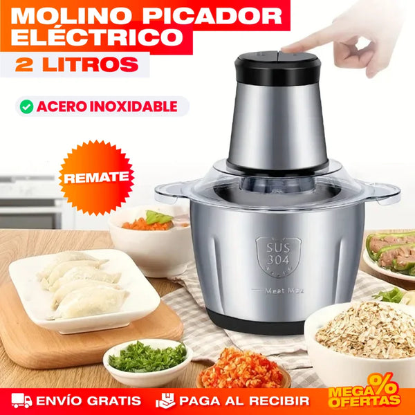 PowerChop™ ||Molino picador eléctrico de acero inoxidable