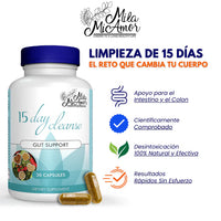 15 Day Cleanse® Limpiador natural del sistema digestivo|| Hecho en E.U.A