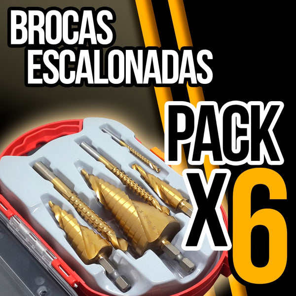 Set Juego de Brocas de TITANIO ( 6 Piezas ) ⚒