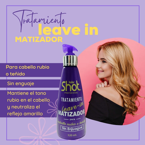 Kolor®  Shampoo matizador cubrecanas y rayos