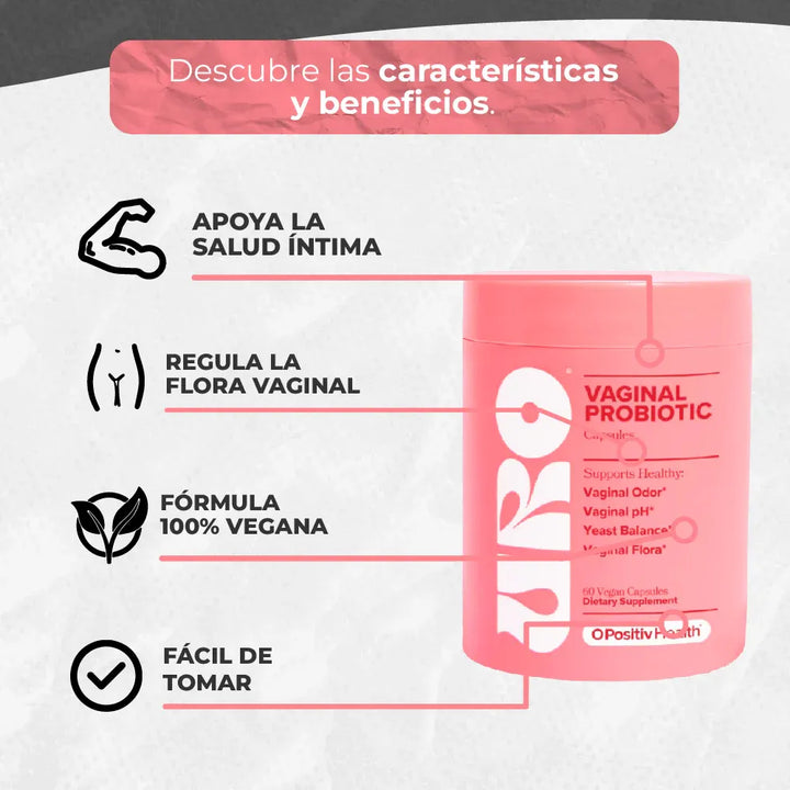 Uro™ Probiótico Vag1nal || 60 Capsulas