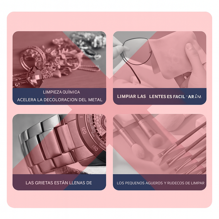 LuxeWave™ Limpiador ultrasónico, devuélvele el brillo a tus joyas en solo minutos