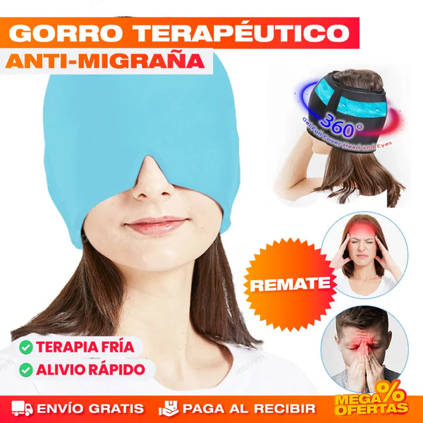 Neureeze™ Gorro Terapéutico de Gel – Alivio  para migrañas y estrés