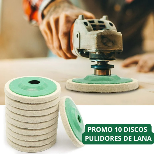 Sayer™ Promo 10 discos de pulido de lana