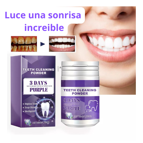 Pear Shine™ Polvo blanqueador de dientes|| 2 piezas