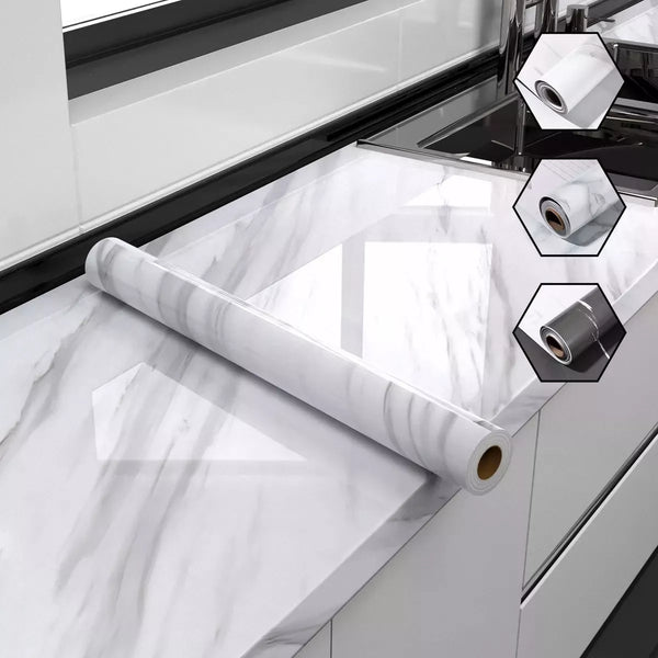 Papel adhesivo tipo marmol 60 cm x 3 metros||🔥Oferta 2x1🔥