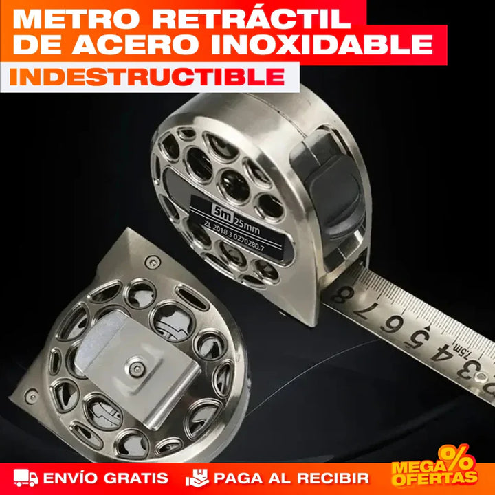 Lancer™ Cinta métrica acero inoxidable anticorrosión (5 mts)