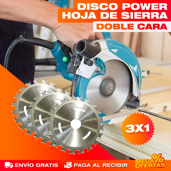 Power Disk™ Promo 3x1 Disco Power Sierra doble cara