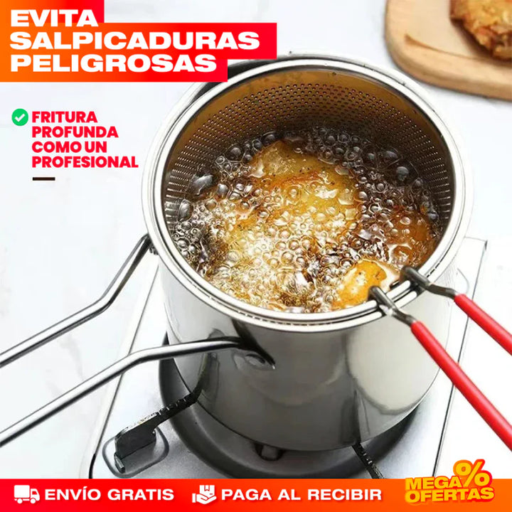 Frierty™ Olla Freidora Premium||Con cesta incluida