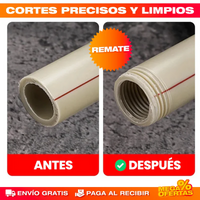 RoscaPro™ Roscador para PVC/PPR — SET x2 piezas (½ y ¾)