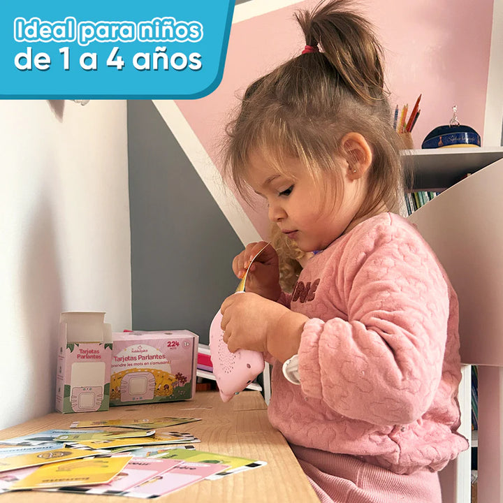 Kiddo Space™ Juego de tarjetas parlantes