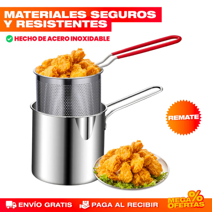 Frierty™ Olla Freidora Premium||Con cesta incluida
