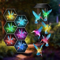 🌈 Colibríes de Luz Solar Serenity™ - Decora de día y brilla de noche con energía solar