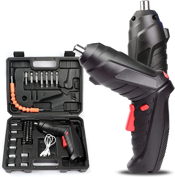 Runker™ Destornillador eléctrico recargable de 47 piezas