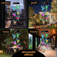 Serenity™ -  Colibríes de Luz Solar Decora de día y brilla de noche