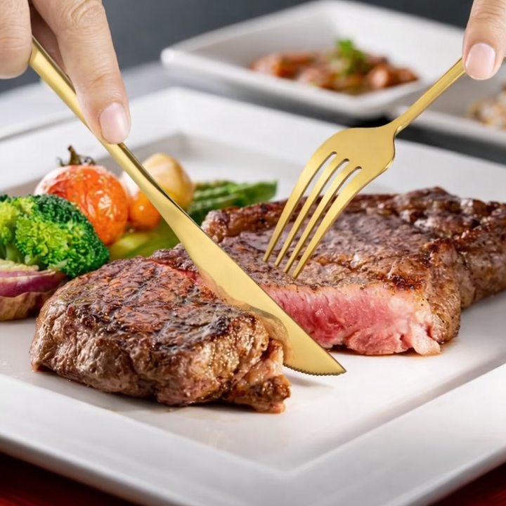 Orvéa™ Set de cubiertos premium elegantes||24 piezas