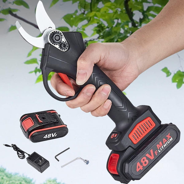 Houp™ Tijera de podar eléctrica con 2 baterías de 48V
