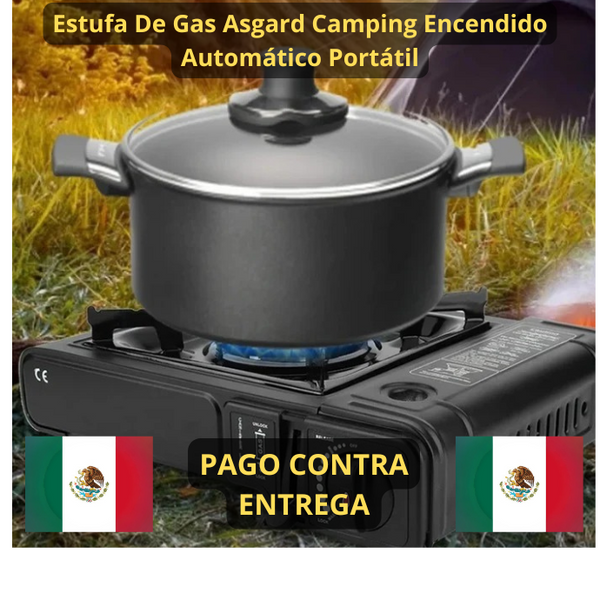 Estufa De Gas Asgard Camping® 50% DE DESCUENTO