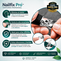 NailFix™ Pro🔥Oferta 2X1🔥 Cortaúñas antisalpicaduras con borde