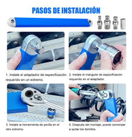 Sintex™ Llave de extensión acodada multifuncional