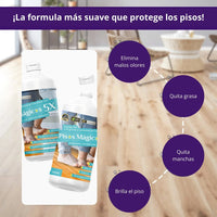 Pisos Mágicos 5X® desmancha y desengrasa|| Formula Alemana