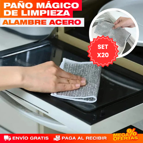 Paños de cocina de alambre multifuncionales||🔥Pack con 20 piezas🔥
