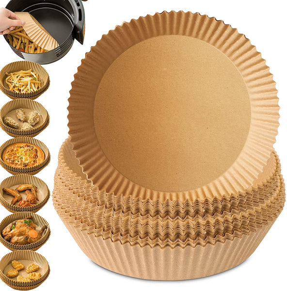 Cutpaper®️ Papel Para Freidora de Aire ®️ set con 100 unidades