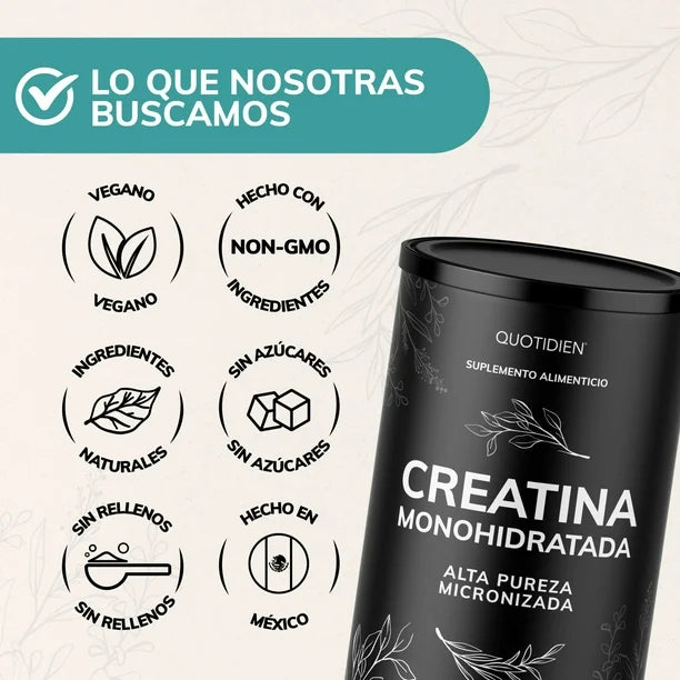 Quotidien Power® Creatina Monohidratada