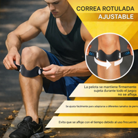 FlexiSupport™-Ajustable que ayuda a reducir la tensión en la rodilla