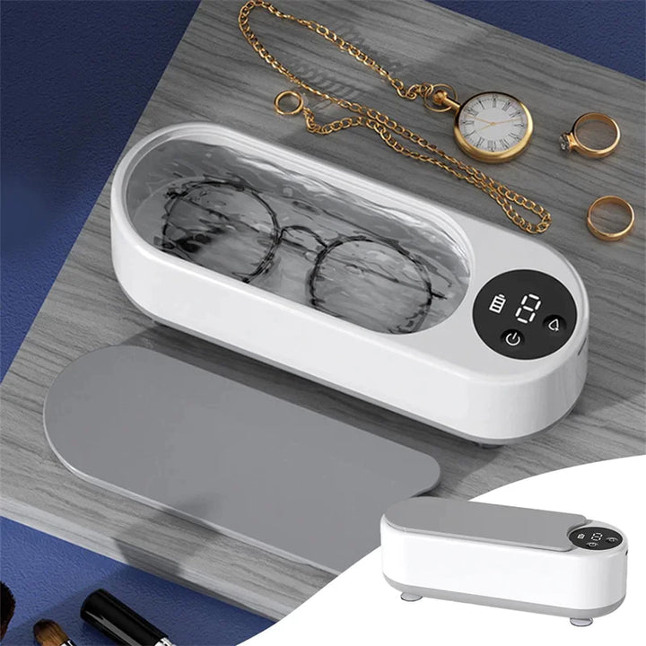 LuxeWave™ Limpiador ultrasónico, devuélvele el brillo a tus joyas en solo minutos