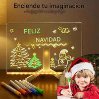 DibuSpark™ Pizarra led, crea, brilla y deja que la magia cobre vida