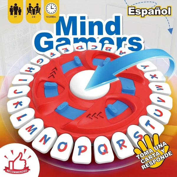 Mind Gamers® Juego de mesa de pensamiento rápido con palabras.