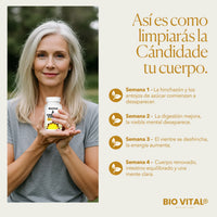 Candida Cleanse® – Cápsulas que reducen antojos, hinch4zón y fatiga