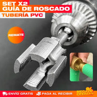 RoscaPro™ Roscador para PVC/PPR — SET x2 piezas (½ y ¾)