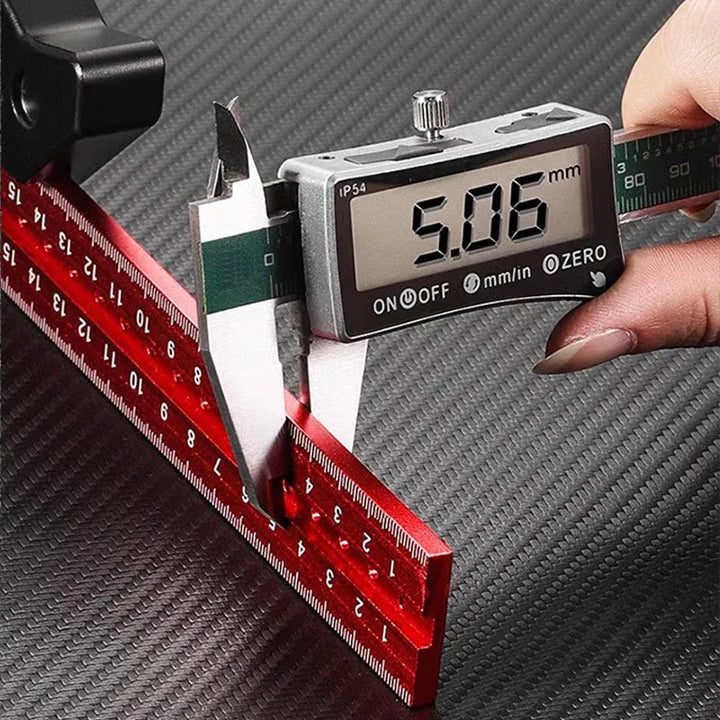 AnglePro 90™ Regla cuadrada combinada de 45 a 90 grados
