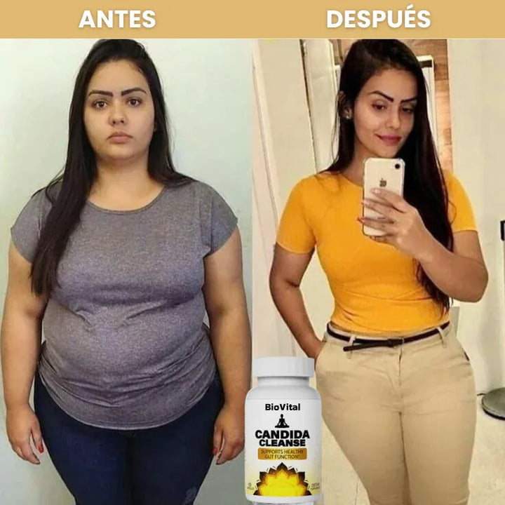 Candida Cleanse® – Cápsulas que reducen antojos, hinch4zón y fatiga